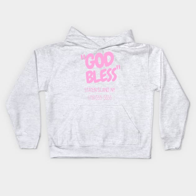 God bless staten island - Funny Kids Hoodie by LukjanovArt